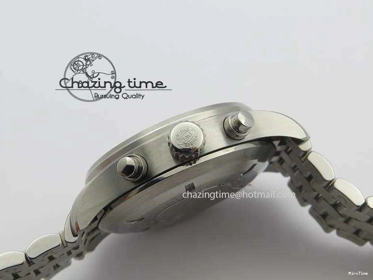 MIROTIME 1231 WaterResistant Pilot Chrono 2016 IW377710 ZF 1:1 Best Edition Black Dial On SS Bracelet A7750 V 7277